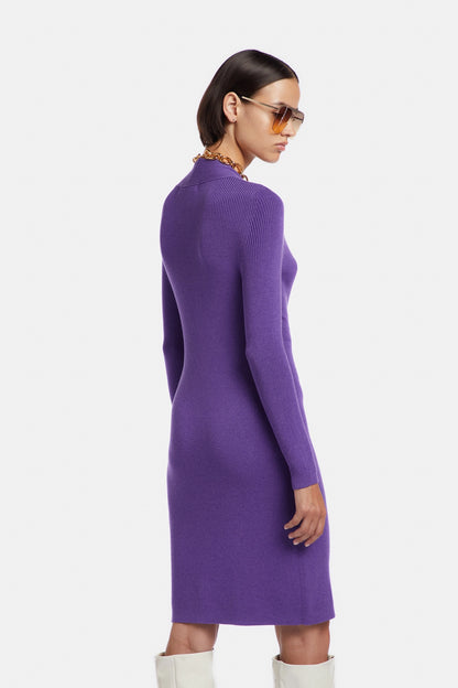 Ribbed Dress With Knot
