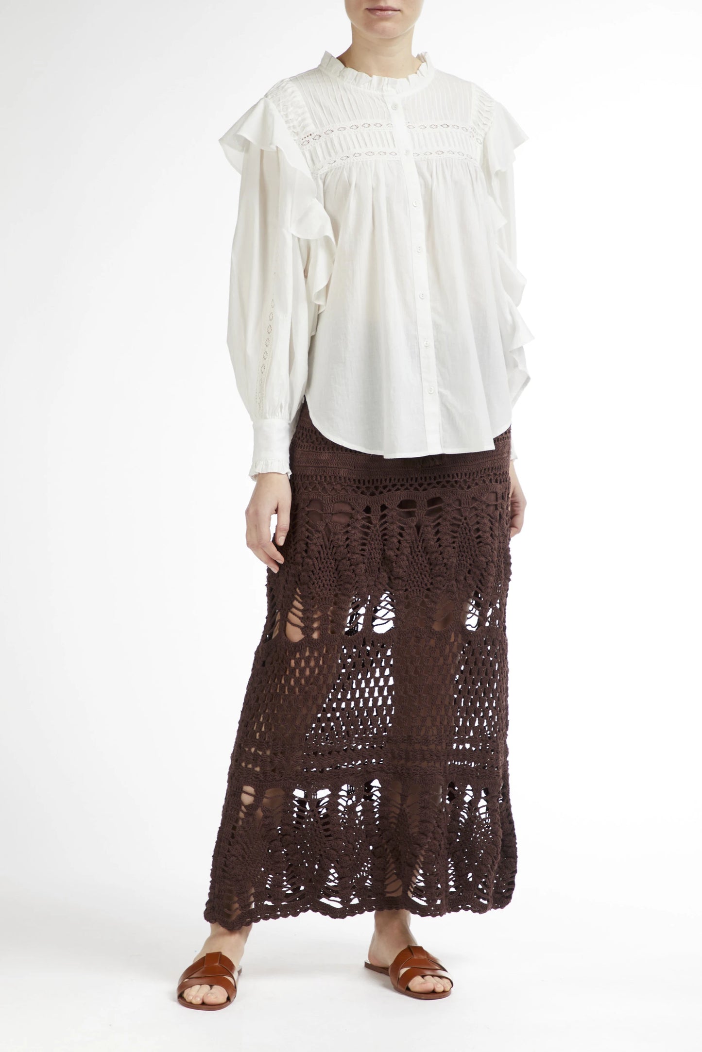 Long Crochet Skirt